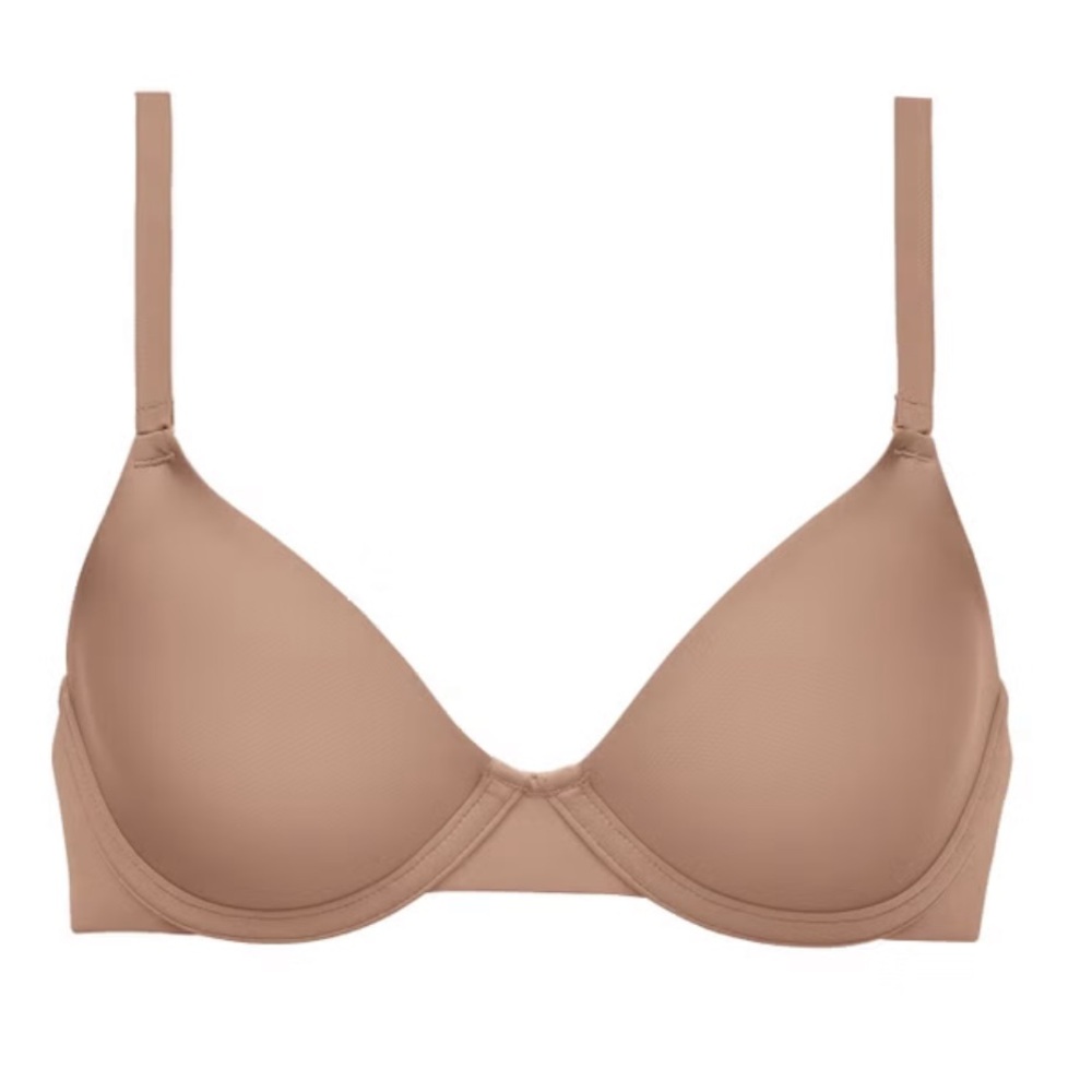Cuup The Triangle Microfiber Bra in Taupe SZ 30B NWOT